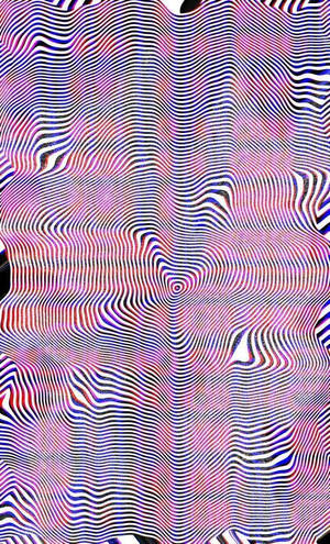 Optisk illusion kunst trippy æstetik