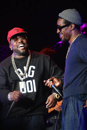 Outkast Big Boi og Andre 3000 Glad Sceneoptræden — Xiaomi Pad 8 Pro Wallpapers