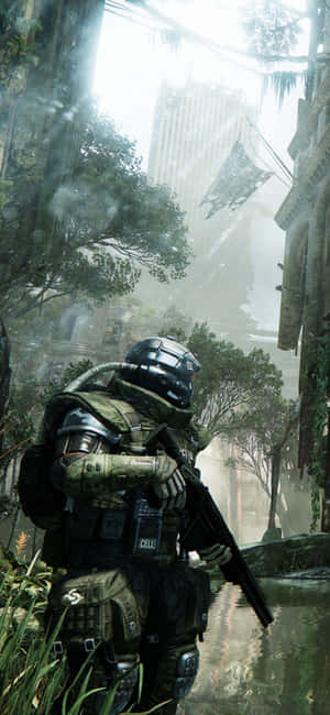 iPhone X Crysis 3 Baggrund — Honor Magic Wallpapers