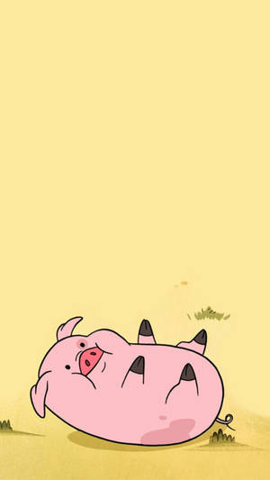 På Hovedet Waddles — Varm Wallpapers