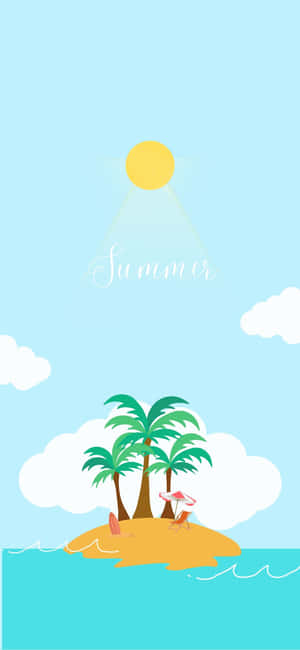 Iphone X sommerbaggrund — iPhone 15 Wallpapers