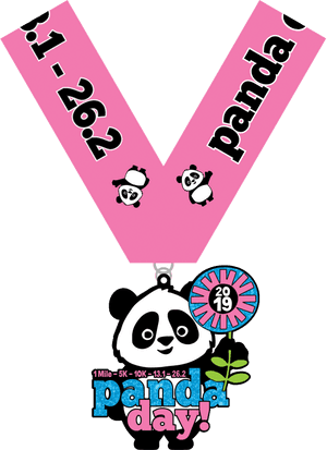 Panda-tema løbsmedalje 2019 — Panda Wallpapers