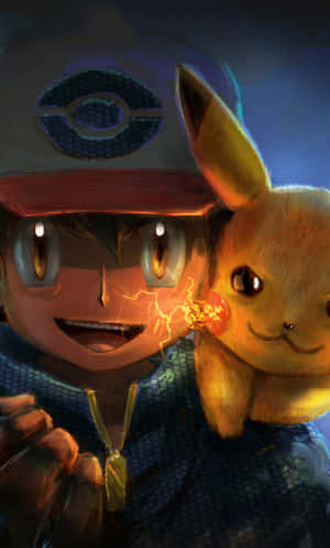 Partnere i eventyr: Ash og Pikachu — Lenovo Tab One Wallpapers