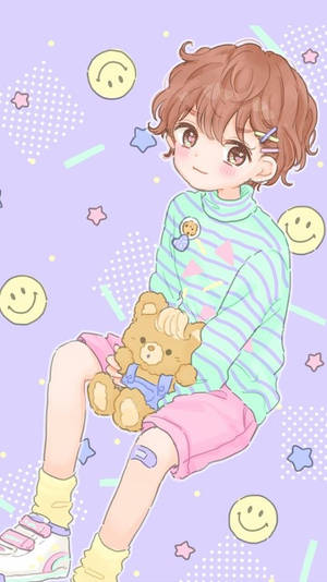 Pastel anime børn tapet — Anime børn Wallpapers