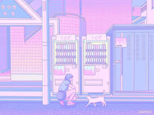 Pastel lilla baggrund — Pastel lilla GIF Wallpapers