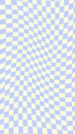 Pastelblå æstetisk ternet forvrænget — Pastelblå Wallpapers