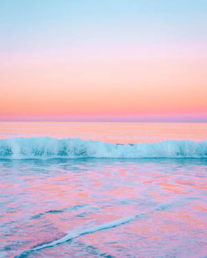 Pastelrosa hav tapet. — Hav Wallpapers