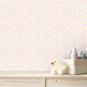 Tusindfryd baggrund — Pastel pink æstetik Wallpapers