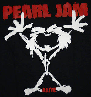 Pearl Jam rockband stickman-logo — Honor Magic V Wallpapers
