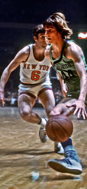 Pete Maravich Atlanta Hawks Mike Riordan New York Knicks — iPhone 16e Wallpapers