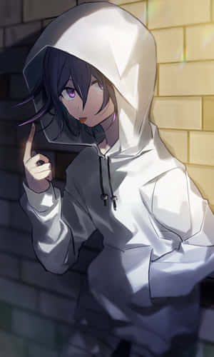 Anime pige i hættetrøje billeder — Pige med hættetrøje anime Wallpapers