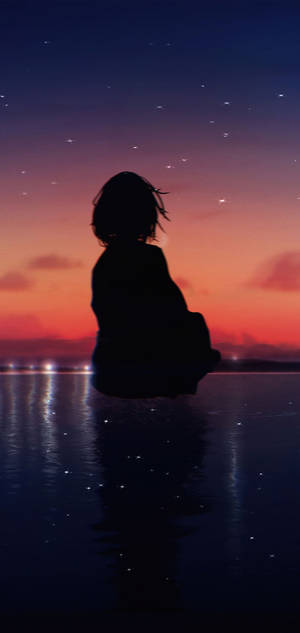 Pigesilhuet iPhone 12 wallpaper — iPhone 12 Wallpapers