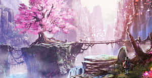 Pink Anime Aesthetic billeder — Pink æstetisk GIF Wallpapers