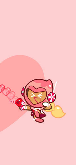 Pink Choco Cookie Run wallpaper — iPhone 13 Pro Max Wallpapers