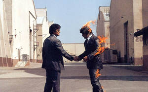Pink Floyd 4K Wish You Were Here Forside — 4K Wallpapers
