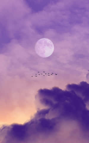 Pink måne — Tecno Megapad SE Wallpapers