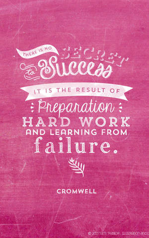 Pink Success Cute Positive Quotes — Galaxy Tab S Wallpapers