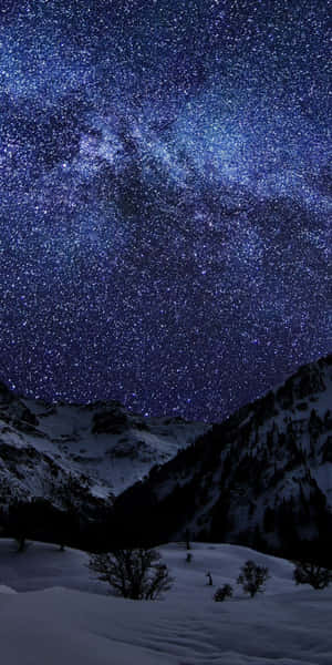 Pixel 3 Vinterbaggrund — Vinteræstetik Wallpapers