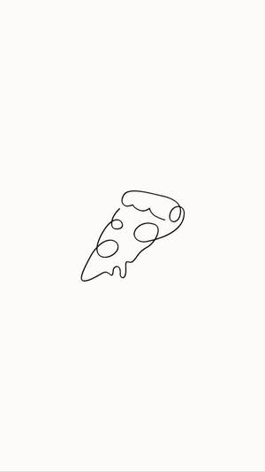 Pizzastykke æstetiske skitser — Æstetisk kunst GIF Wallpapers