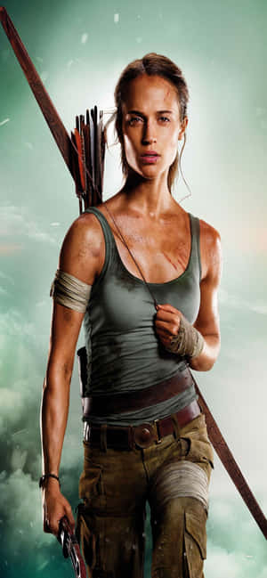 Iphone Xs Max Rise Of The Tomb Raider Baggrund — iPhone 16 Pro Max Wallpapers