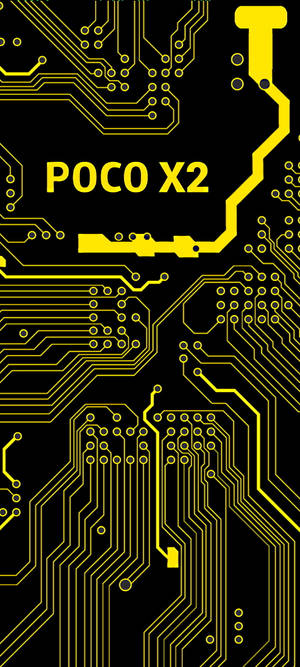 Poco X2 Smartphone med Controller Mønster — Honor Play 80 Pro Wallpapers