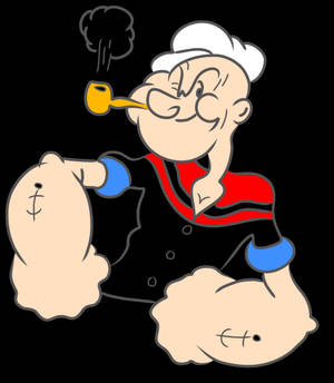 Popeye poserer glad tapet — Motorola Razr Ultra 2026 Wallpapers