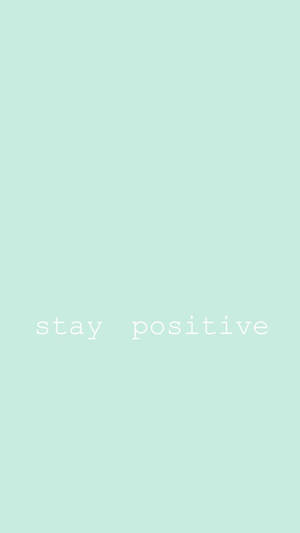 Positiv lys grøn æstetisk citat — Lysegrøn æstetik Wallpapers