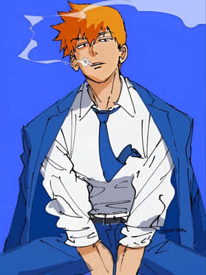 Psykisk mester Arataka Reigen i aktion — Kindle Wallpapers