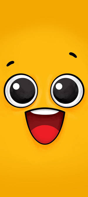 Realme 7 Gul Smiley — iPhone 15 Plus Wallpapers