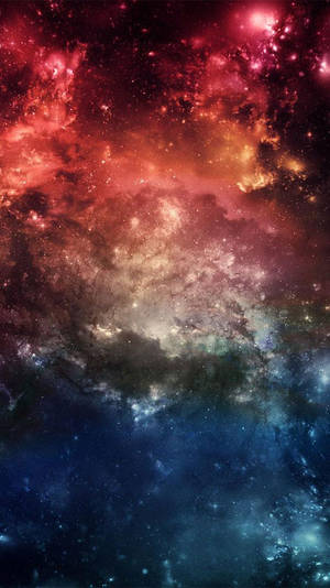 Red And Blue Galaxy iPhone SE — iPhone Se Wallpapers