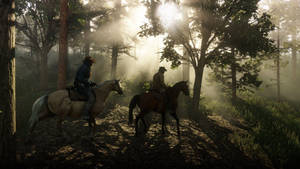 Red Dead Redemption 2 4K Rejse — Mørk skov Wallpapers
