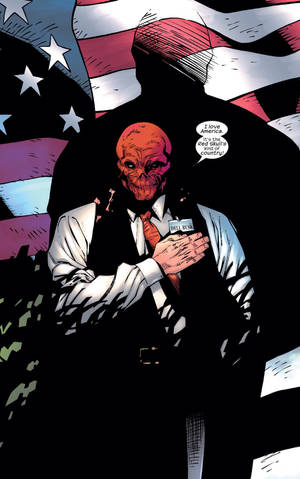 Red Skull Amerikansk Flag tapet — Moto Pad (2026) Wallpapers