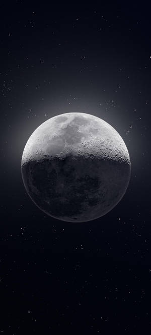 Redmi Note 10 Månen tæt på — Pixel 10 Wallpapers