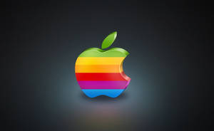 Regnbue Apple-logo Macbook Air — Regnbue æstetik Wallpapers