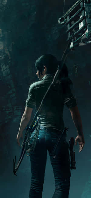 Iphone Xs Max Rise Of The Tomb Raider Baggrund