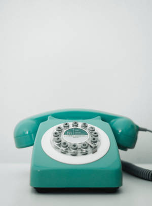 Retro æstetisk mintfarvet telefon wallpaper