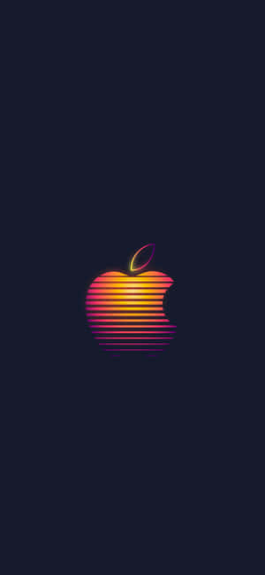 Retro Apple-logo — Pixel 7 Wallpapers