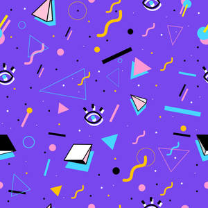 Retroformer æstetisk mønster tapet — Retro æstetik Wallpapers