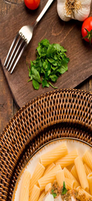 Iphone X Pasta Baggrund — Galaxy S25 FE Wallpapers