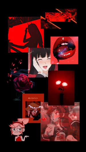 Rød anime æstetik