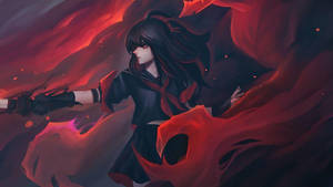 Rød anime-ild