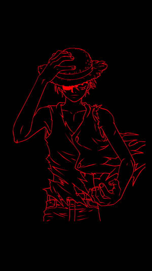 Rød Anime One Piece