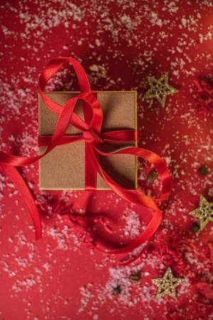 Rød julegave — Rød jul Wallpapers
