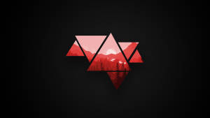 Rødt bjerg i diamanter tapet — Rødt bjerg Wallpapers