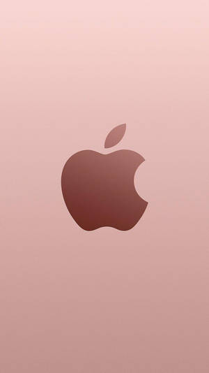 Roséguld Apple-logo iPhone SE — iPhone Se Wallpapers