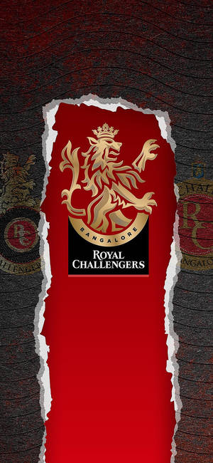 Royal Challengers Bangalore revet logo tapet — Pixel 11 Pro Wallpapers