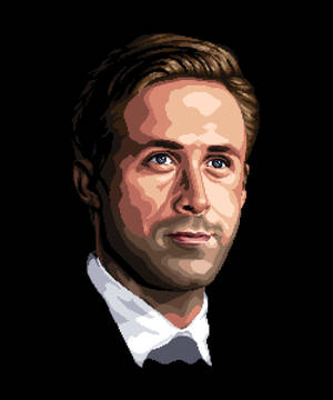 Ryan Gosling digitalt maleri wallpaper — Galaxy Z Fold 5 Wallpapers