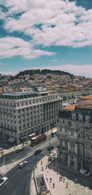 S10 Lissabon Portugal bygninger baggrund — iPhone 17 Pro Max Wallpapers