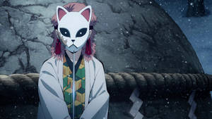 Sabito demon slayer maske baggrund — Rui Demon Slayer Wallpapers