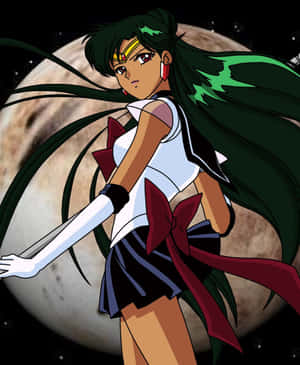 Sailor Pluto, beskytter af tid og rum — Apple Watch Ultra Wallpapers